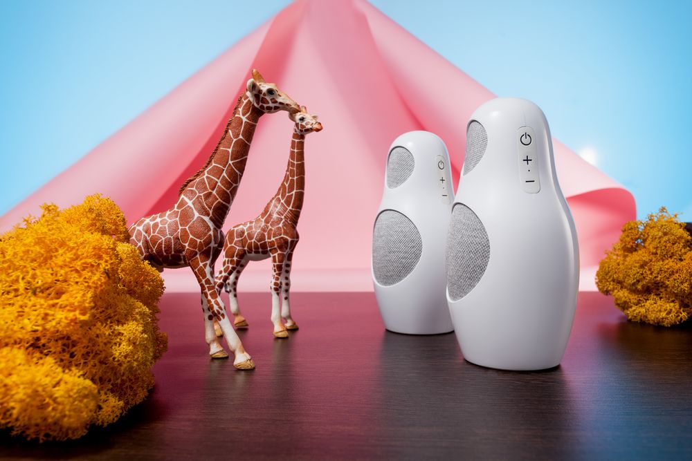 Беспроводная колонка Repeat с аккумулятором 4000 мАч, белая / Миниатюра WWW (1000)