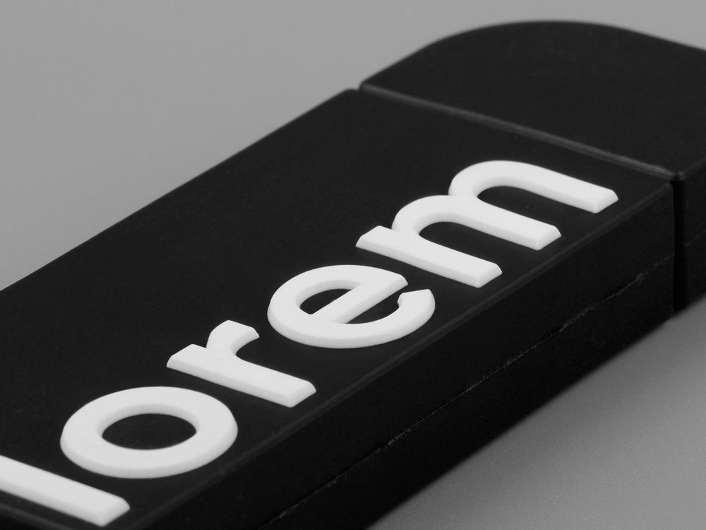 Флешка Gummi на заказ, 64 Гб / Миниатюра WWW (1000)