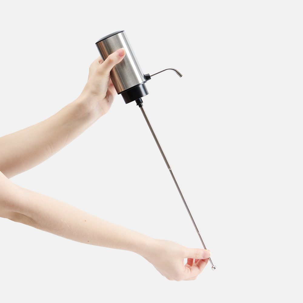 Электрический аэратор-дозатор для вина Tuoretta, серебристый / Миниатюра WWW (1000)