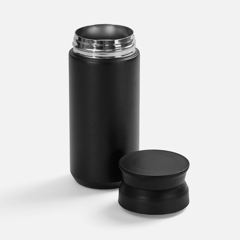 Термостакан Bau с ситечком, черный / Миниатюра WWW (1000)