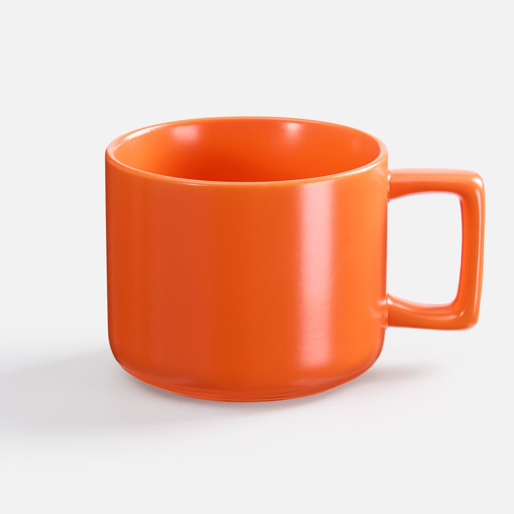 Чашка Jumbo в коробке матовая, оранжевая / Миниатюра WWW (1000)