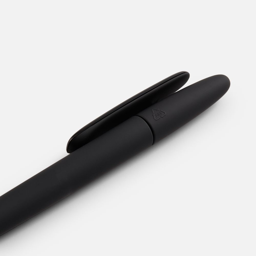 Ручка шариковая Prodir DS5 TRR-P Soft Touch, черная / Миниатюра WWW (1000)