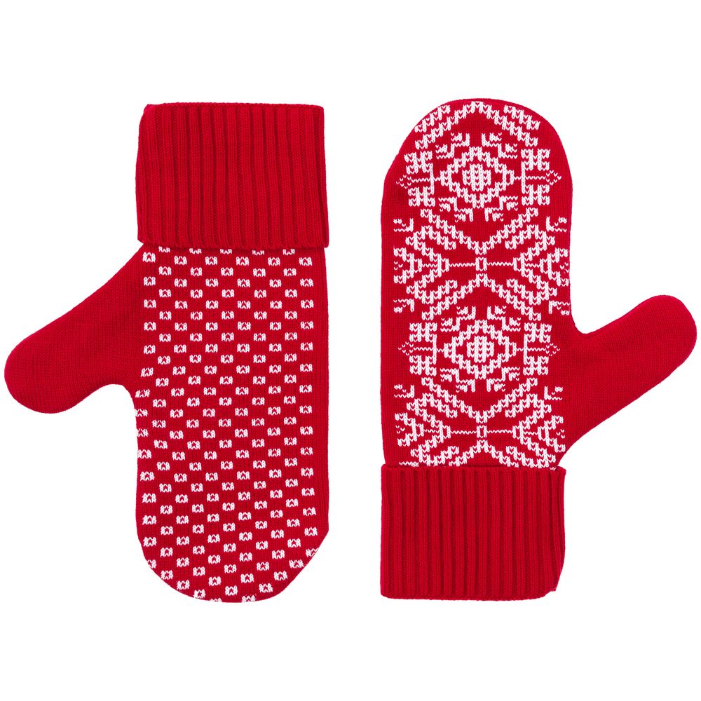 Варежки Onego, красные / Миниатюра WWW (1000)