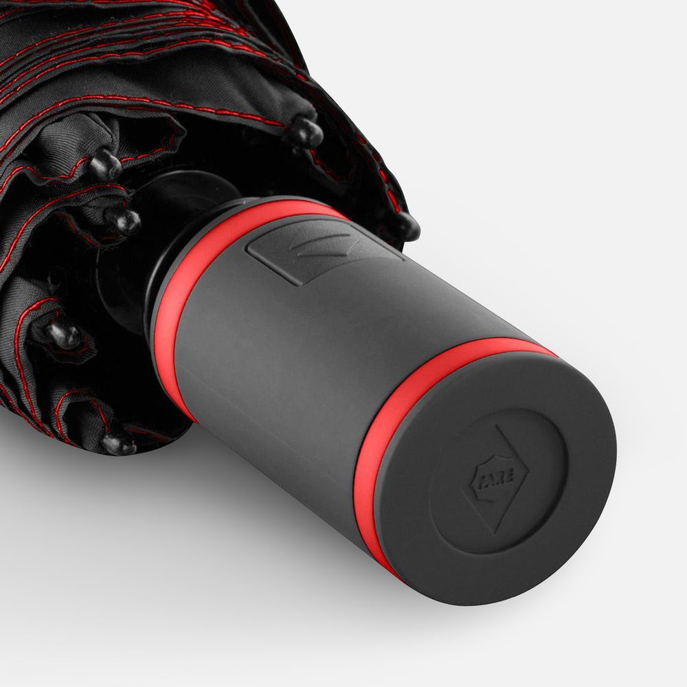 Зонт складной AOC Mini с цветными спицами, красный / Миниатюра WWW (1000)