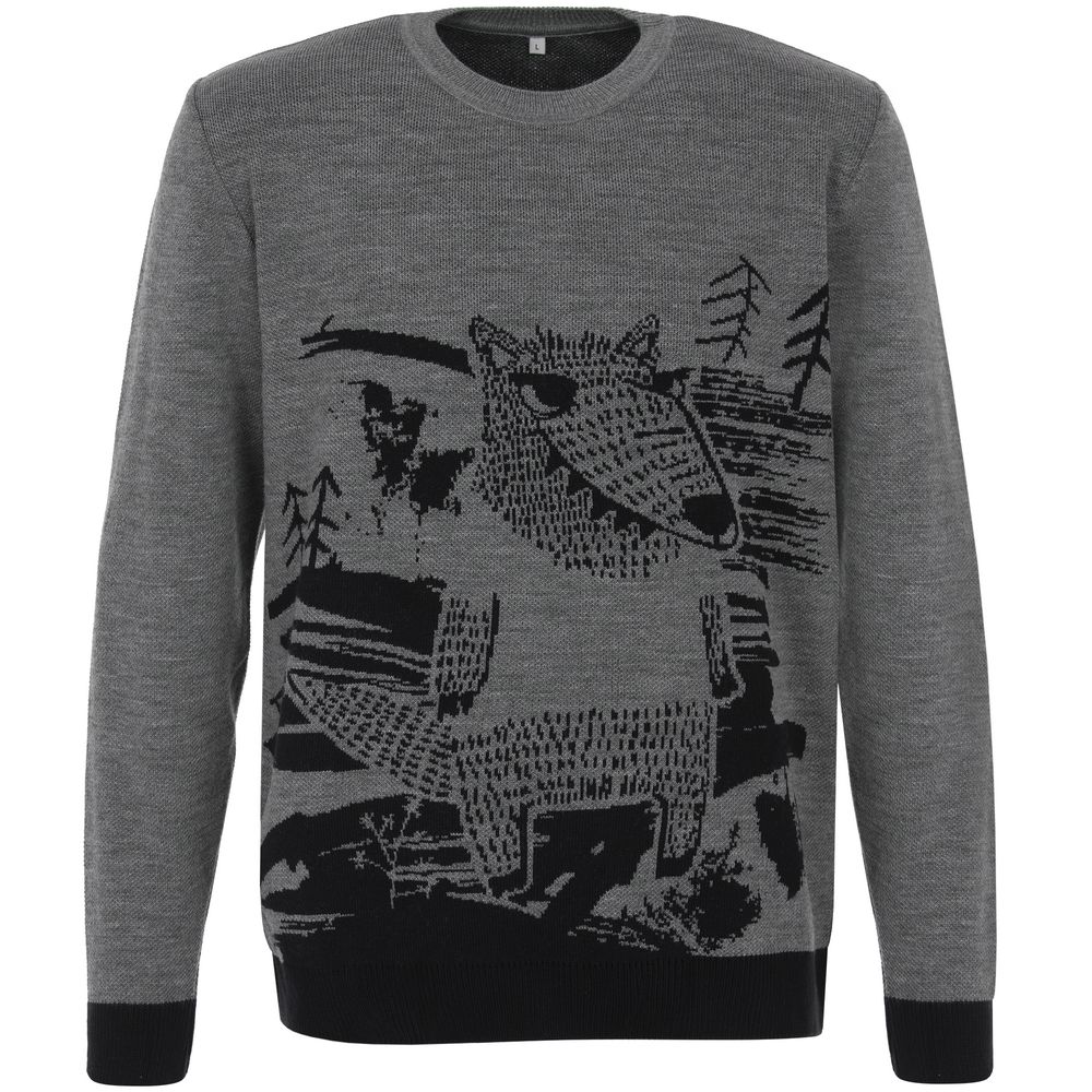 Джемпер «Серый в сером», серый / Миниатюра WWW (1000)