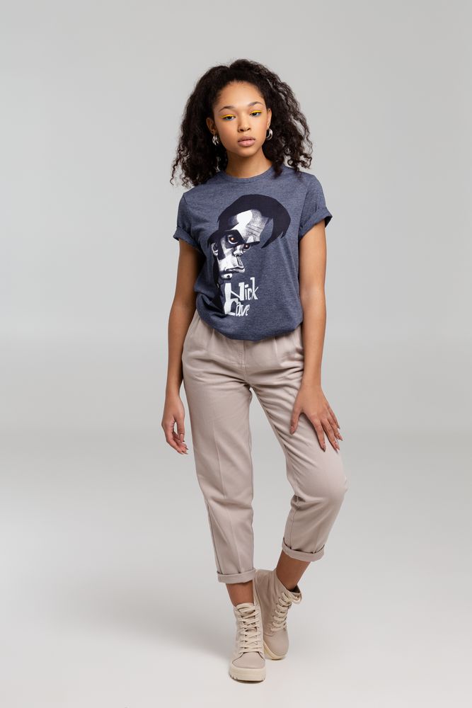 Футболка «Меламед. Nick Cave», темно-синий меланж / Миниатюра WWW (1000)