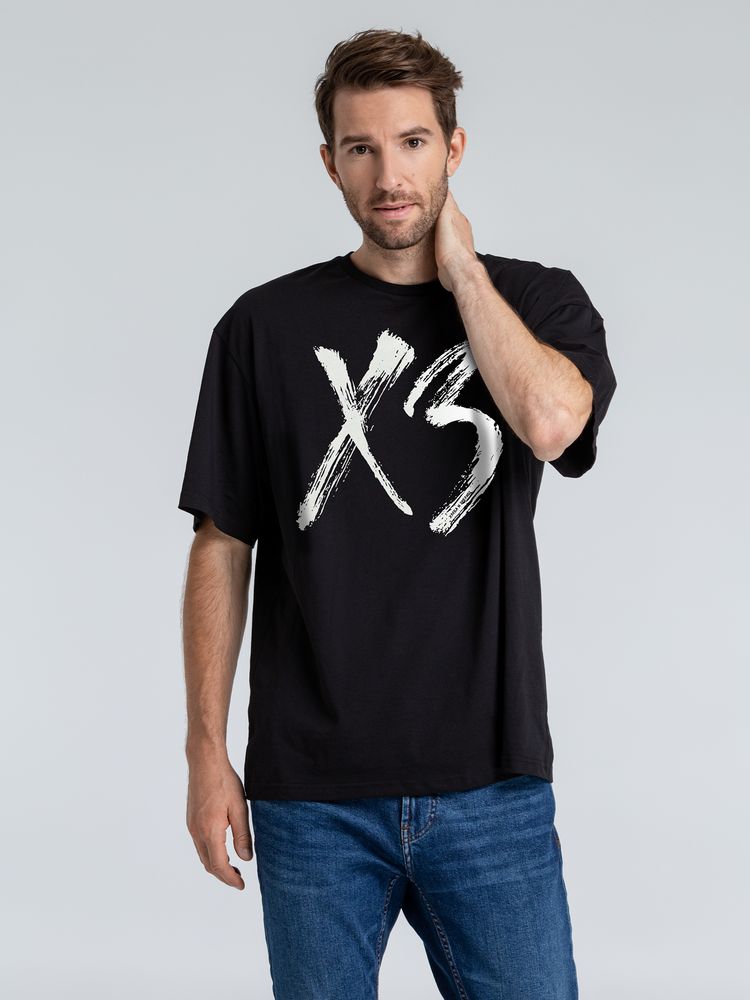 Футболка оверсайз «ХЗ», черная / Миниатюра WWW (1000)