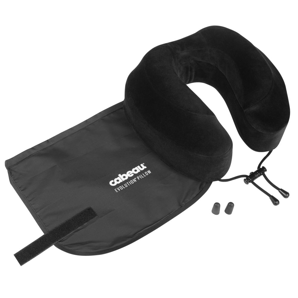Подушка под шею для путешествий Cabeau Evolution, черная / Миниатюра WWW (1000)