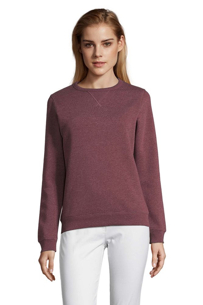 Толстовка женская Sully Women, бордовый меланж / Миниатюра WWW (1000)