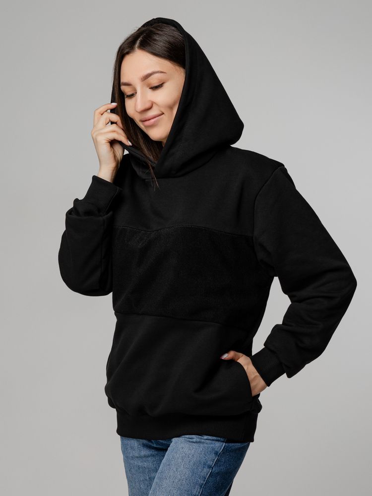 Худи унисекс Patch Catcher со вставкой из липучки, черное / Миниатюра WWW (1000)