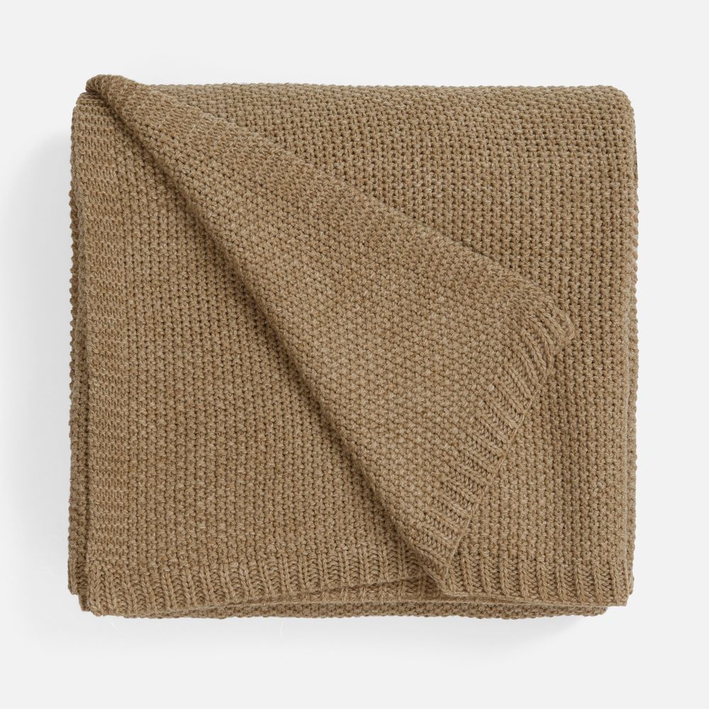 Плед Longview, коричнево-бежевый меланж / Миниатюра WWW (1000)