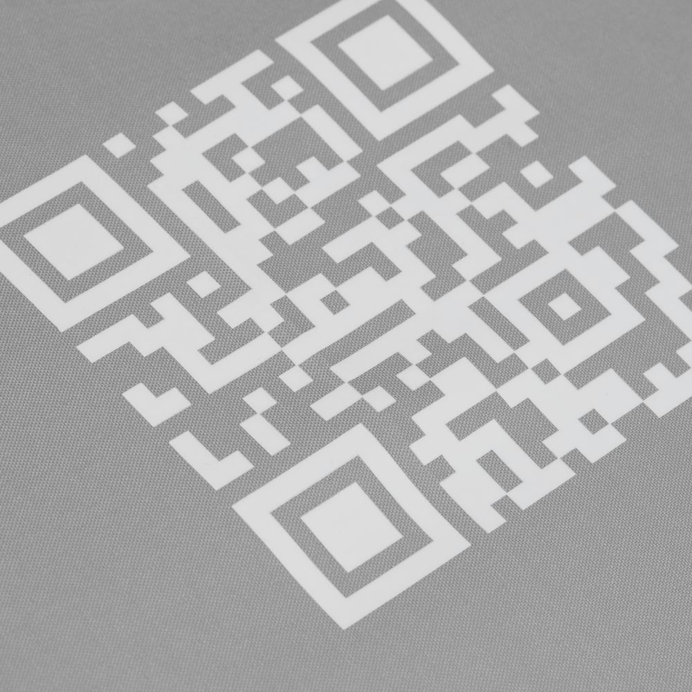 Зонт складной Hard Work с проявляющимся рисунком, серый / Миниатюра нанесения (1000)