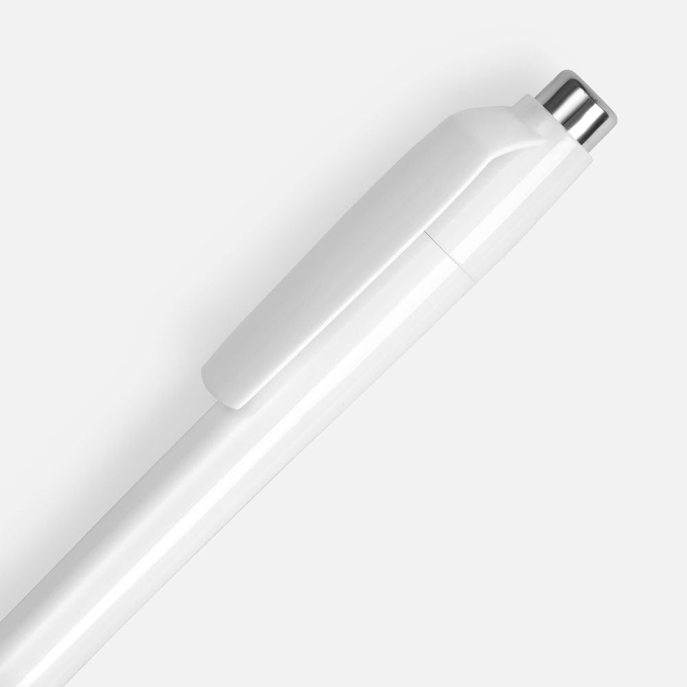 Ручка шариковая Klippa, белая / Миниатюра WWW (1000)