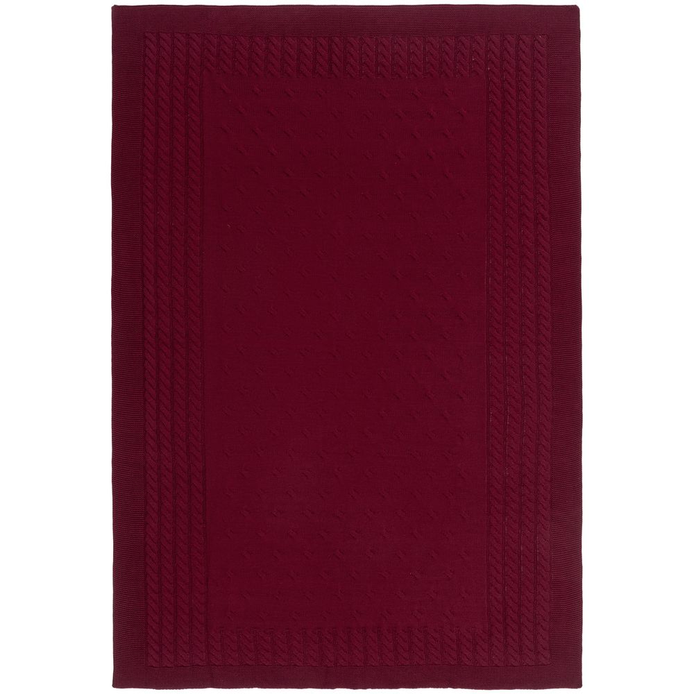 Плед Reframe, бордовый / Миниатюра WWW (1000)