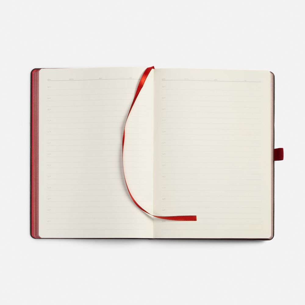 Ежедневник Peel Flex, недатированный, красный / Миниатюра WWW (1000)