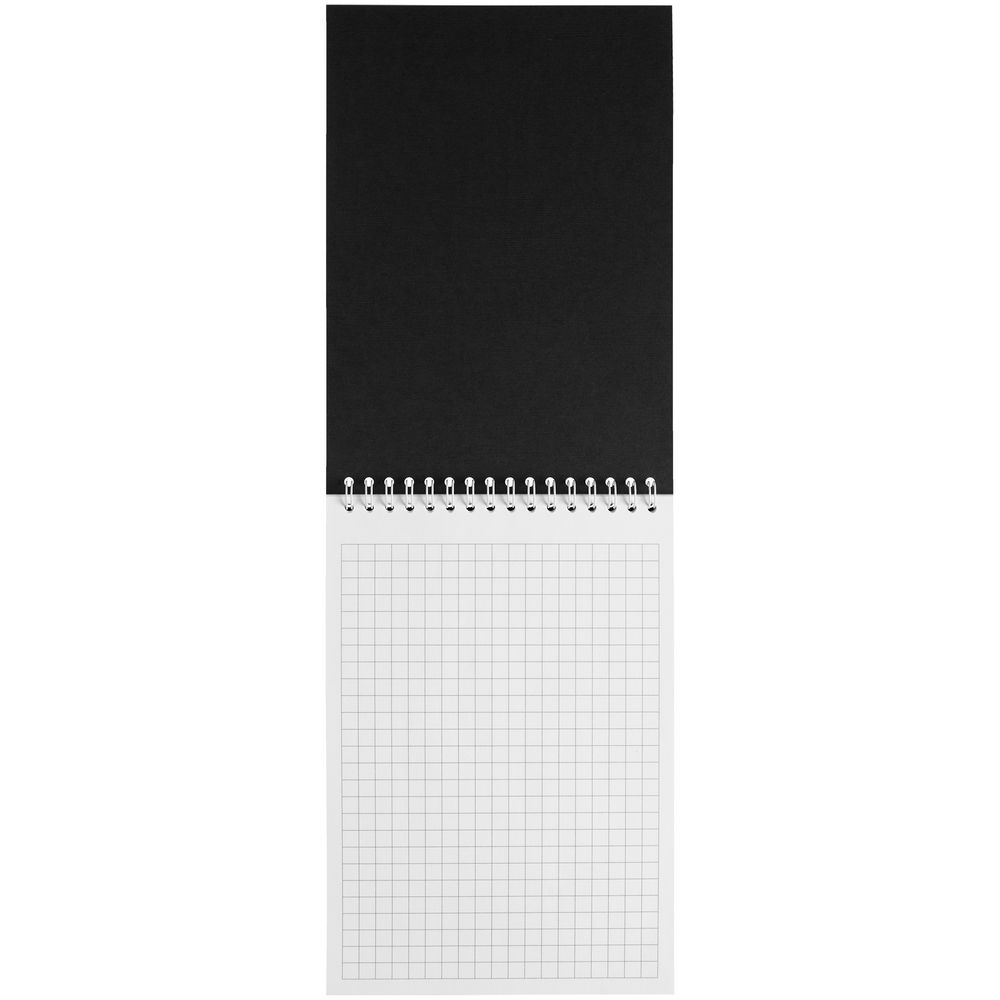 Блокнот Dali Mini в клетку, черный / Миниатюра WWW (1000)