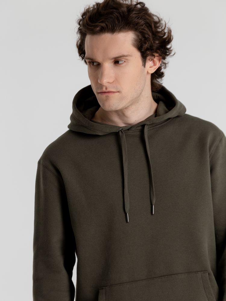 Толстовка с капюшоном унисекс King, хаки / Миниатюра WWW (1000)