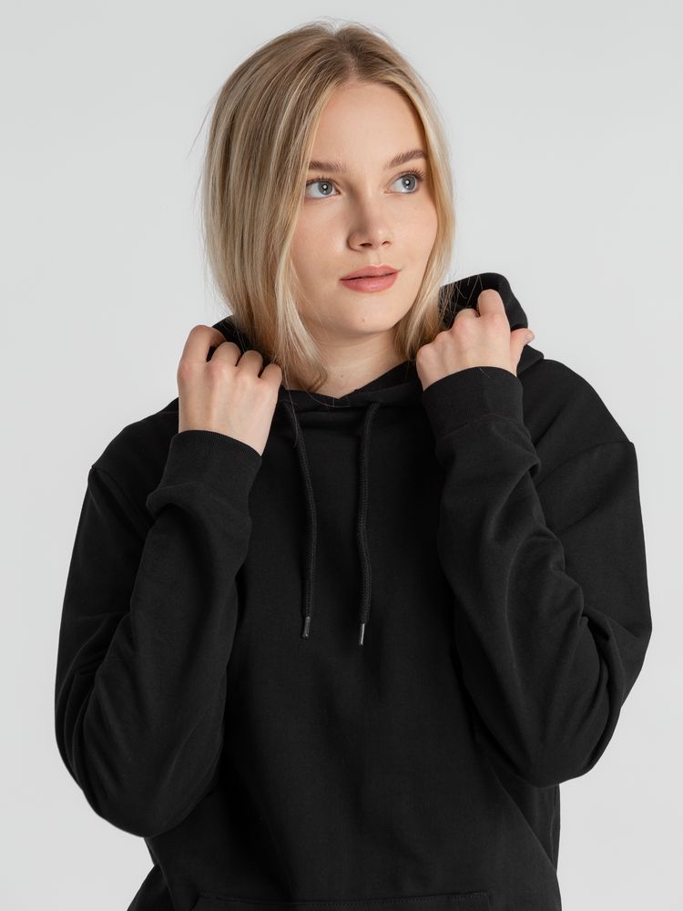 Толстовка с капюшоном унисекс Hoodie, черная / Миниатюра WWW (1000)