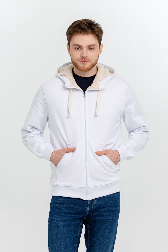 Толстовка на молнии Kulonga Sherpa, белая / Миниатюра WWW (1000)