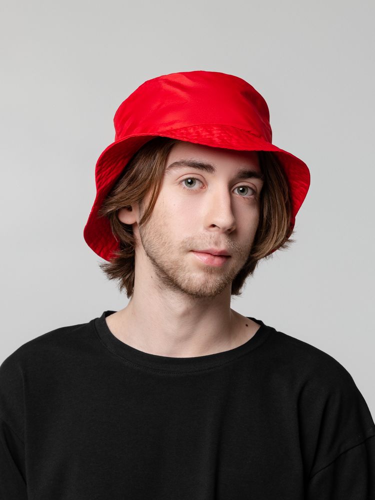 Панама складная Orust, красная, с водоотталкивающей пропиткой / Миниатюра WWW (1000)