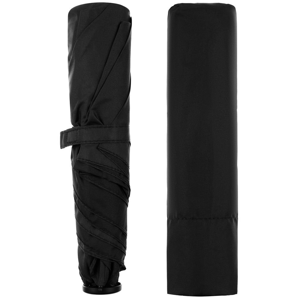 Зонт складной Zero 99, черный / Миниатюра WWW (1000)