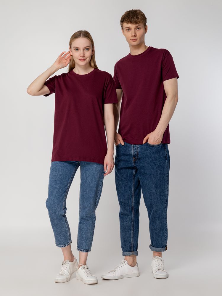 Футболка унисекс Regent 150, бордовая / Миниатюра WWW (1000)