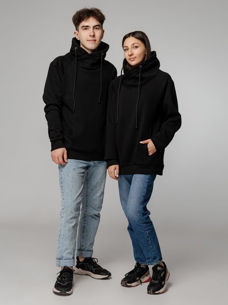 Худи унисекс Lemna, черное / Миниатюра WWW (1000)