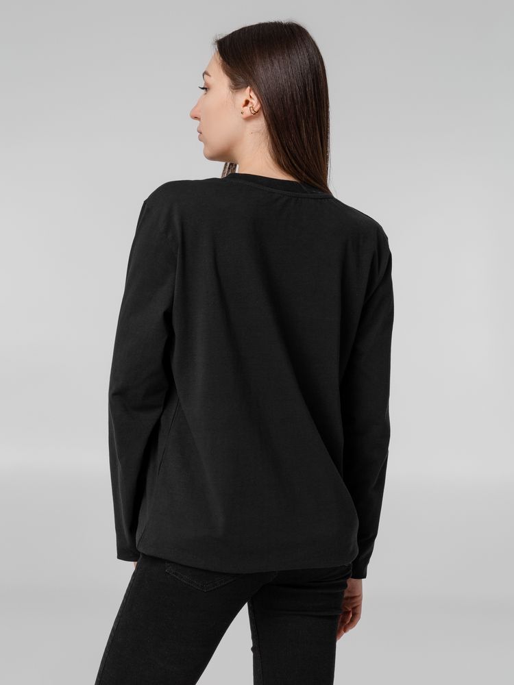 Футболка с длинным рукавом Lehta, черная / Миниатюра WWW (1000)