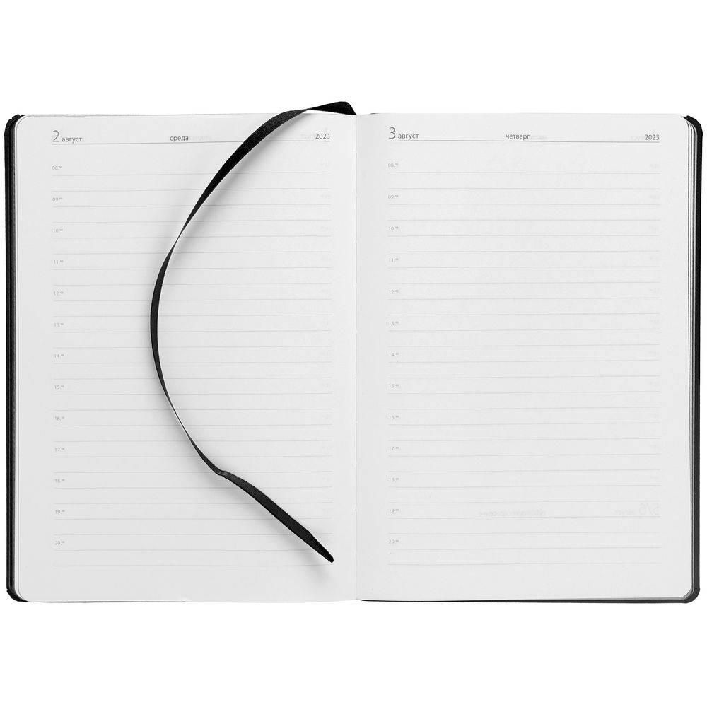 Ежедневник Must Metal, датированный, черный / Миниатюра WWW (1000)