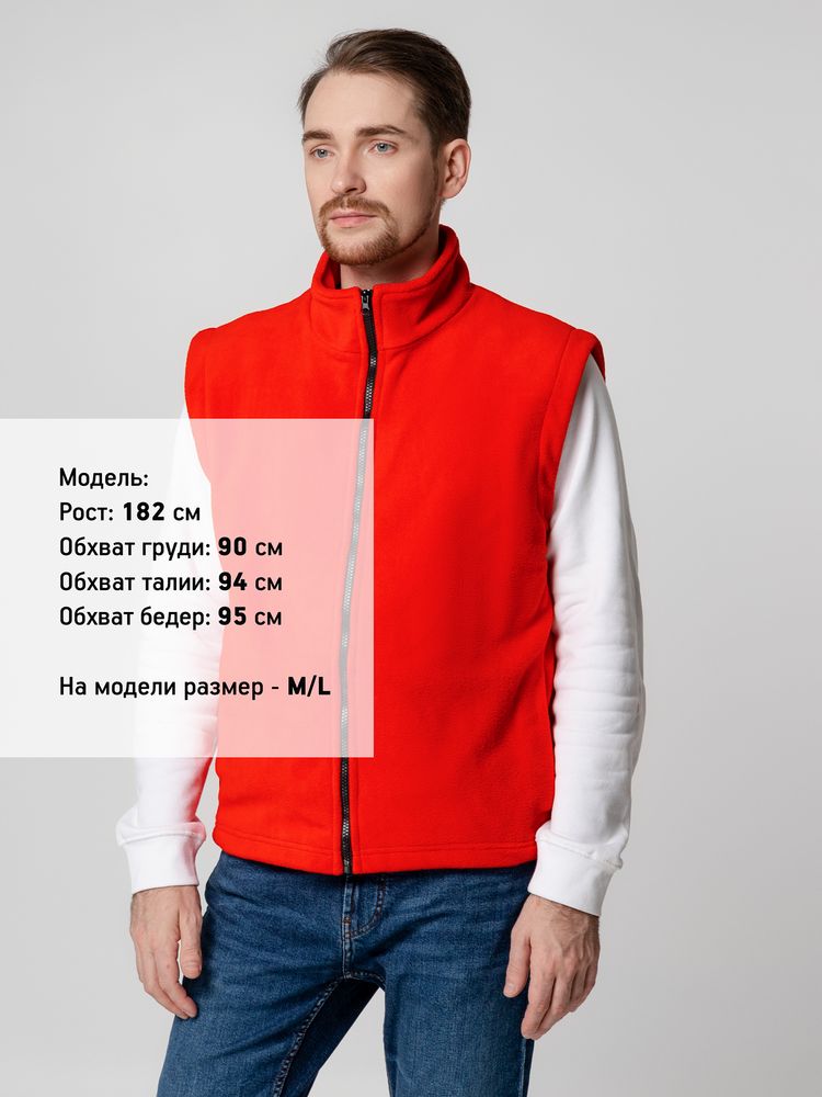 Жилет флисовый Manakin, красный / Миниатюра WWW (1000)