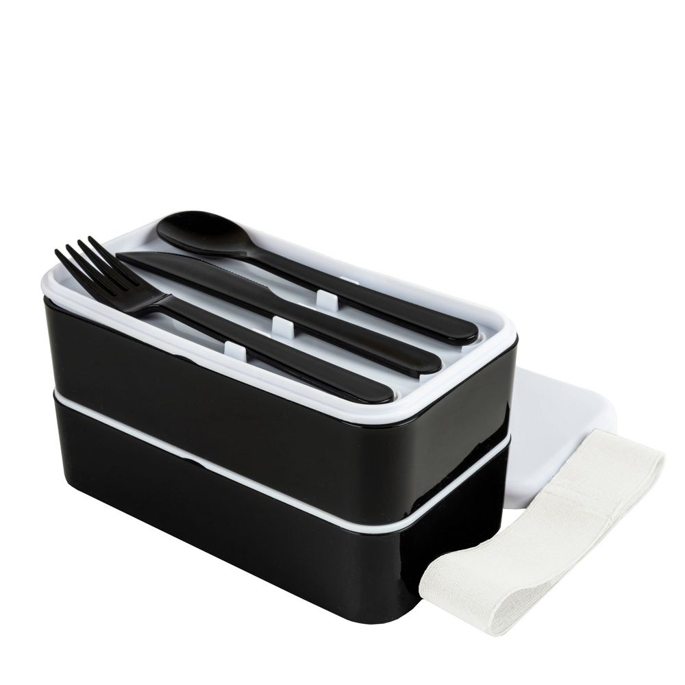 Ланчбокс Pure, черный / Миниатюра WWW (1000)