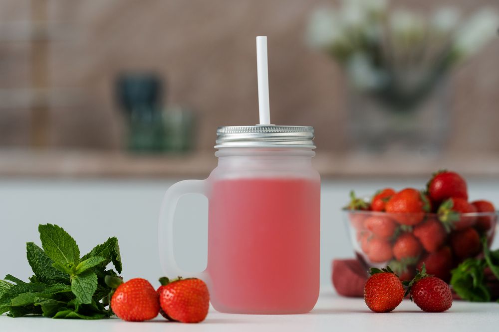 Банка для коктейлей Shake It Baby под сублимацию, матовая / Миниатюра WWW (1000)