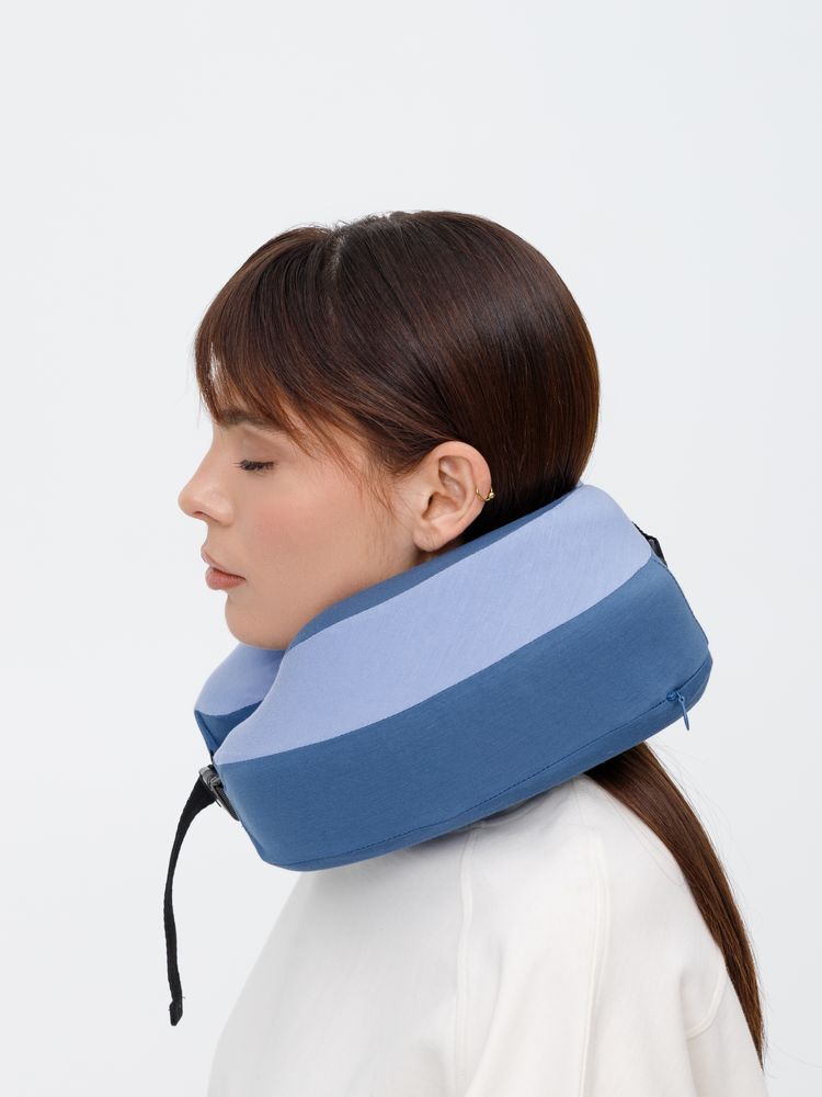 Дорожная подушка Piligrim, голубая / Миниатюра WWW (1000)