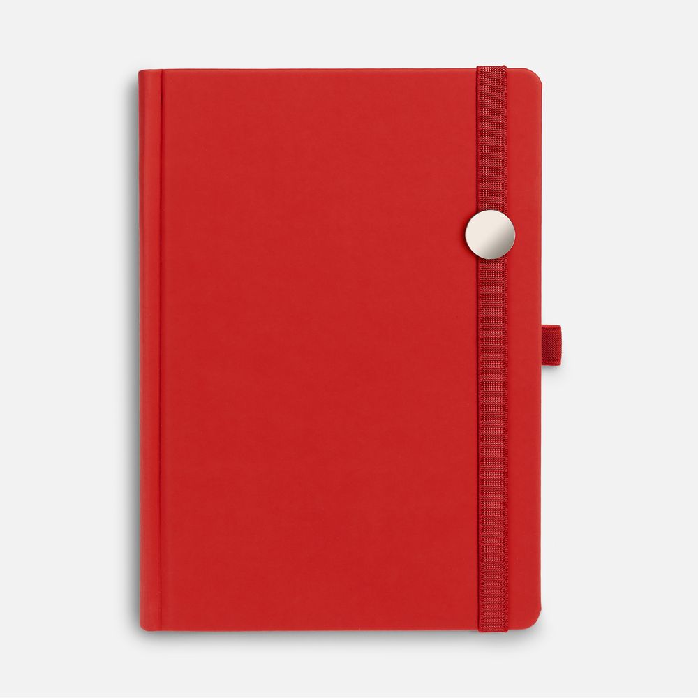 Ежедневник Favor Metal, недатированный, красный / Миниатюра WWW (1000)