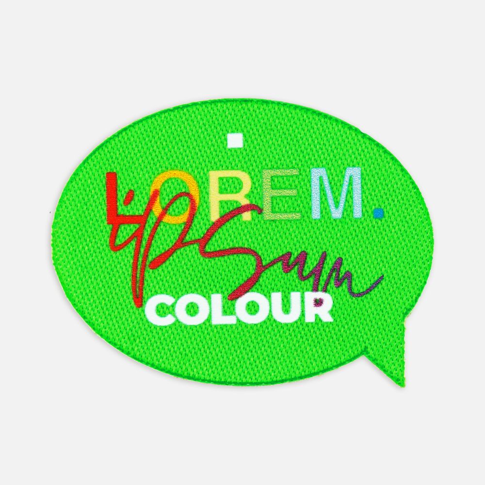 Наклейка тканевая Lunga Bubble, M, зеленый неон / Миниатюра WWW (1000)