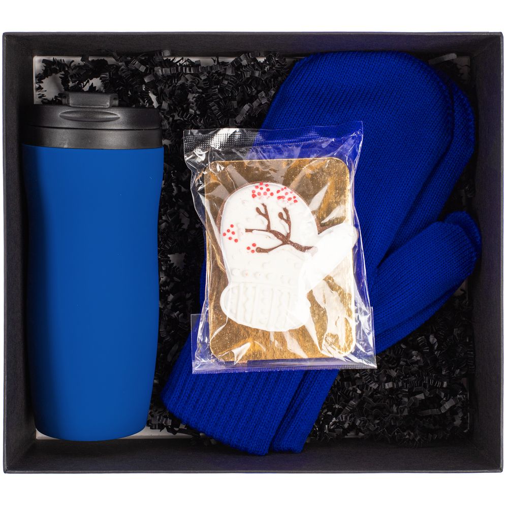 Набор «Зима в ладошке», черный с синим / Миниатюра WWW (1000)