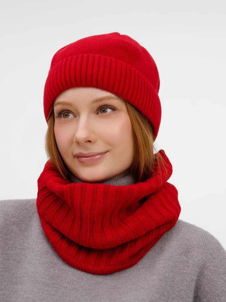 Шапка ComFleece, красная / Миниатюра модельного (1000)