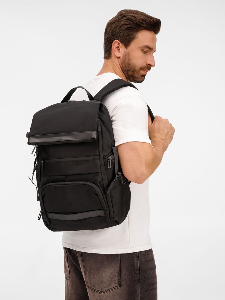 Рюкзак decaPolis, черный / Миниатюра WWW (1000)