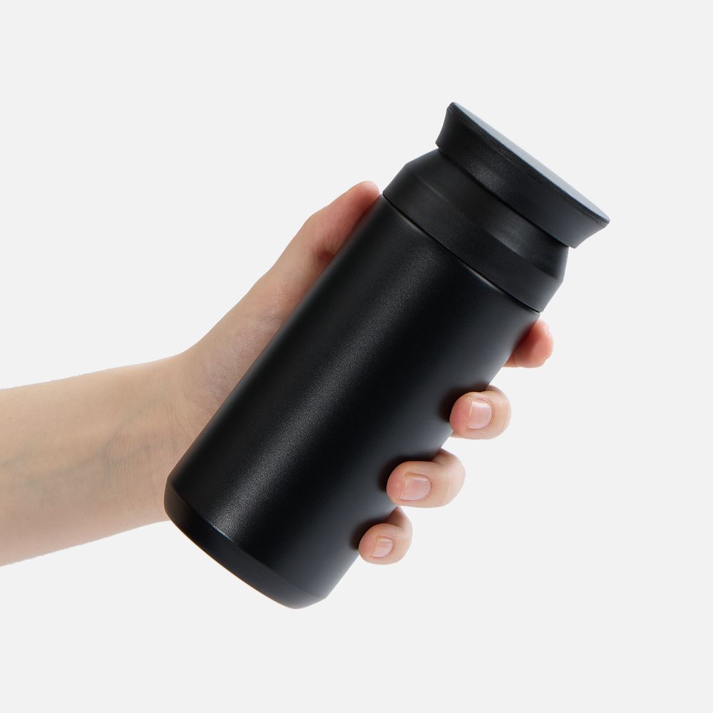 Термостакан Bau с ситечком, черный / Миниатюра WWW (1000)