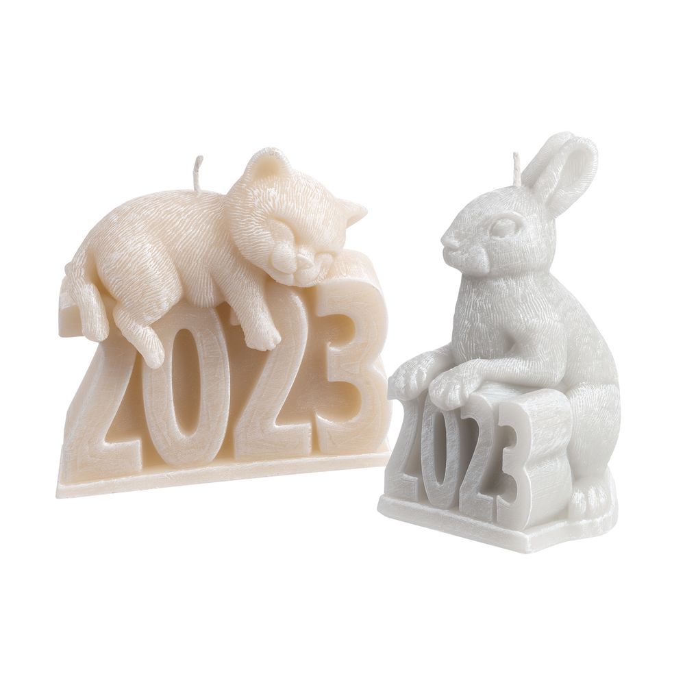 Свеча «Котик 2023» / Миниатюра WWW (1000)