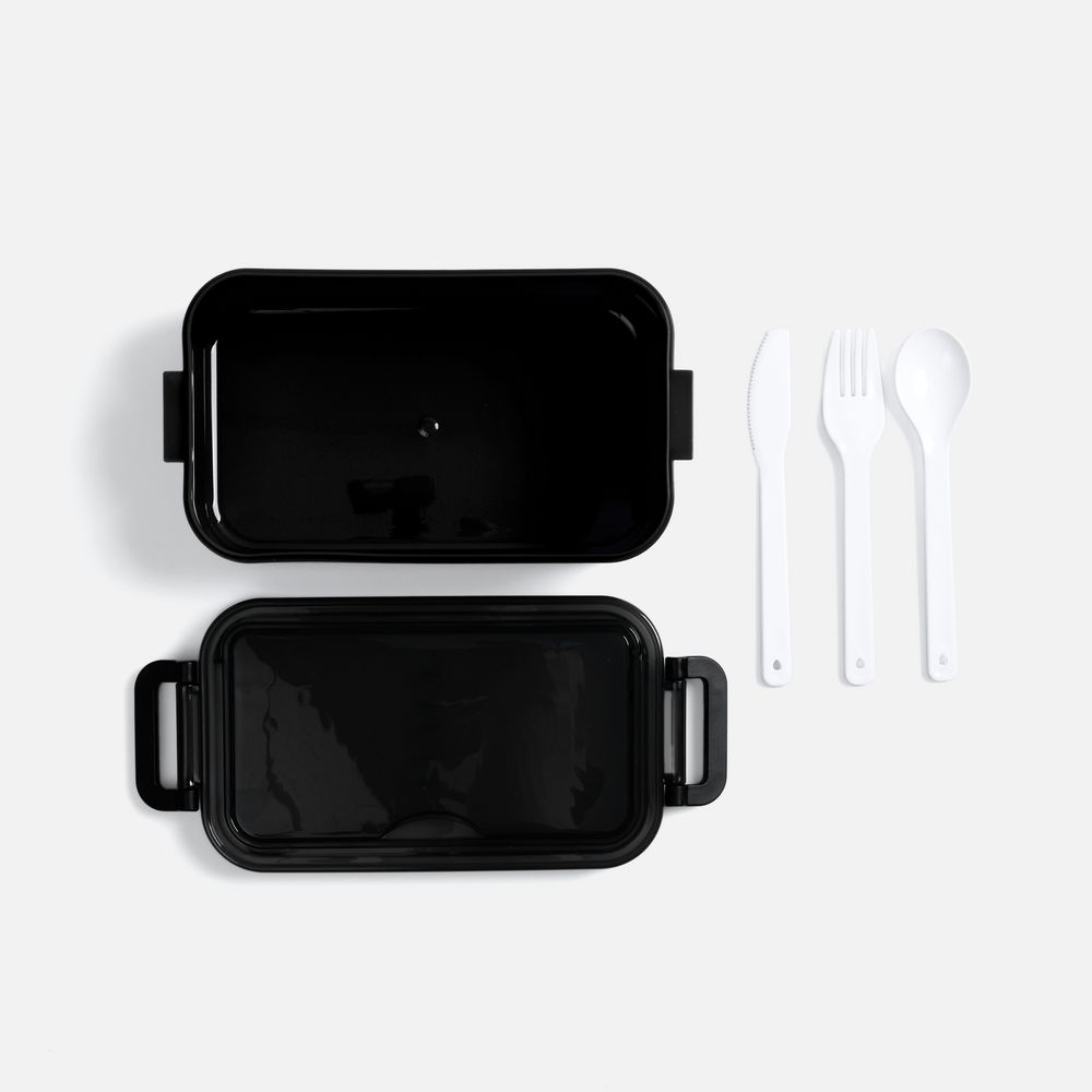 Ланчбокс Pranzo, черный / Миниатюра WWW (1000)