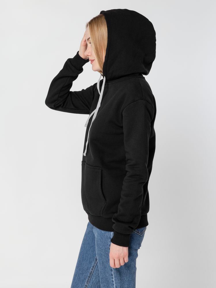 Толстовка с капюшоном Unit Kirenga Heavy, черная / Миниатюра WWW (1000)