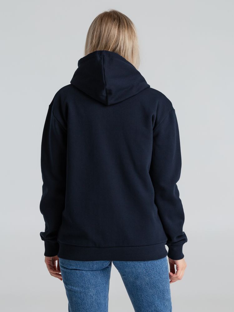 Толстовка на молнии с капюшоном Siverga 2.0 Heavy, темно-синяя / Миниатюра модельного (1000)