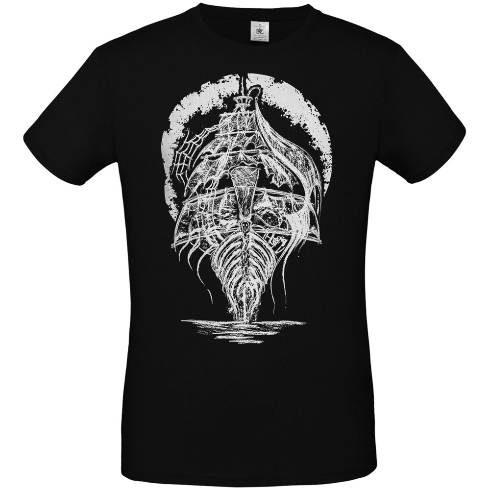 Футболка «Летучий Голландец», черная / Миниатюра WWW (1000)