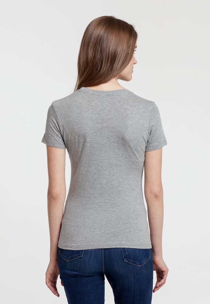 Футболка женская «На шаг впереди», серый меланж / Миниатюра WWW (1000)