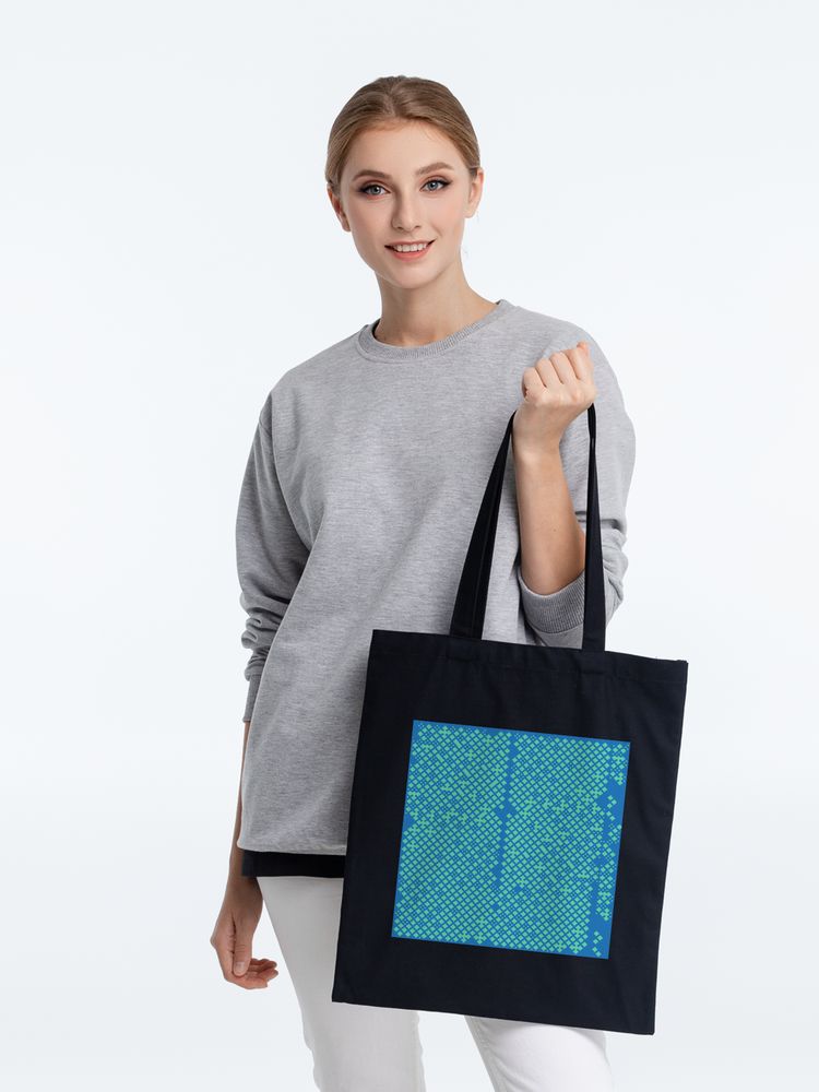 Холщовая сумка Big Data, черная / Миниатюра WWW (1000)