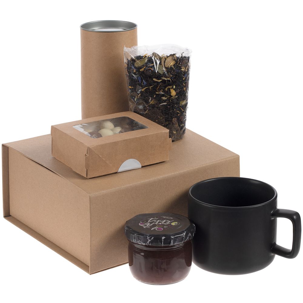 Коробка Eco Style, крафт / Миниатюра WWW (1000)