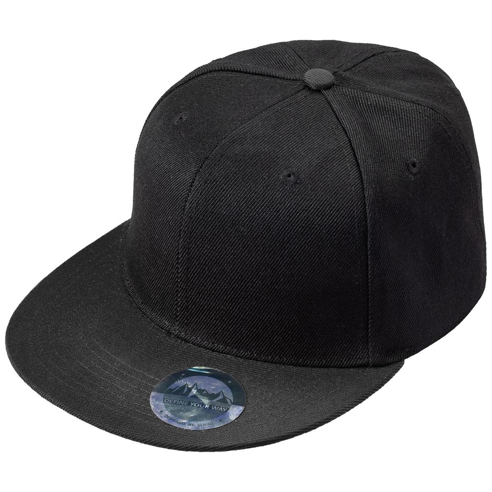 Бейсболка Ben Hope с прямым козырьком, черная / Миниатюра WWW (1000)