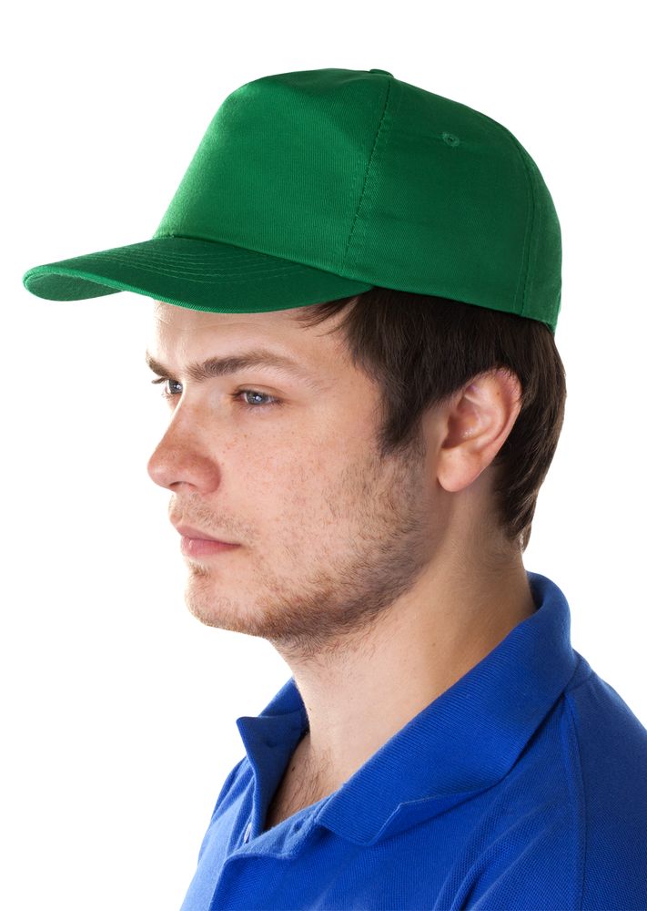 Бейсболка Unit First, зеленая / Миниатюра WWW (1000)