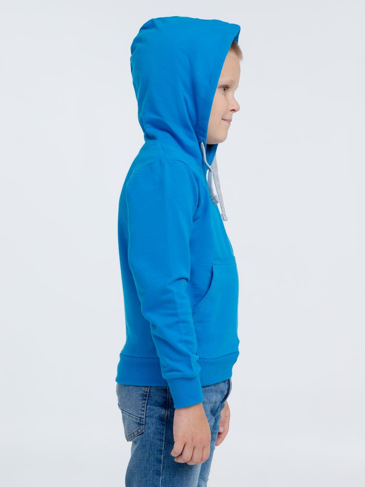 Толстовка с капюшоном детская Kirenga Kids, бирюзовая / Миниатюра WWW (1000)